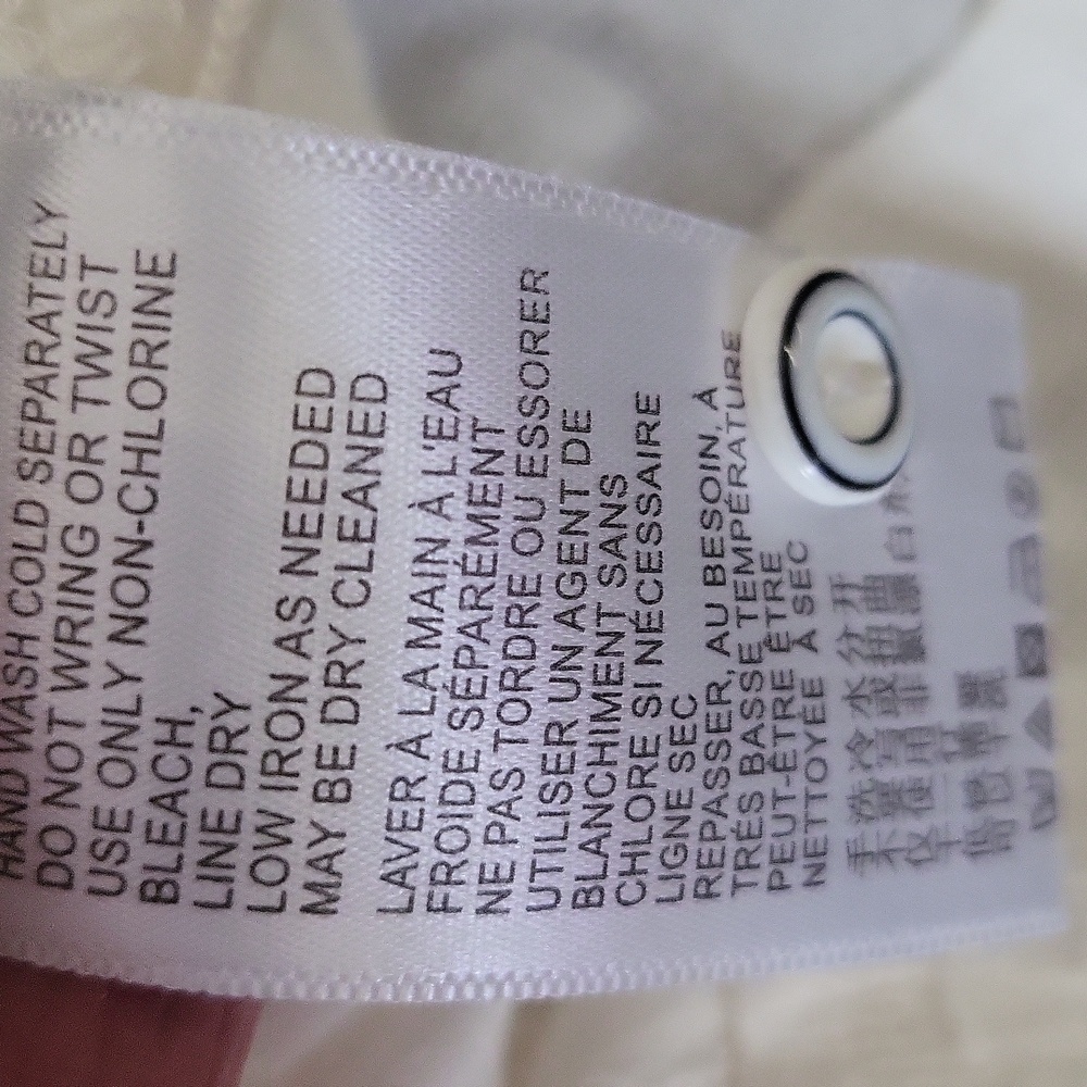 White", Gauze texture", Tank Style sheer dress/cover up" By "Anthropologie" ๐ค - Picture 15 of 17